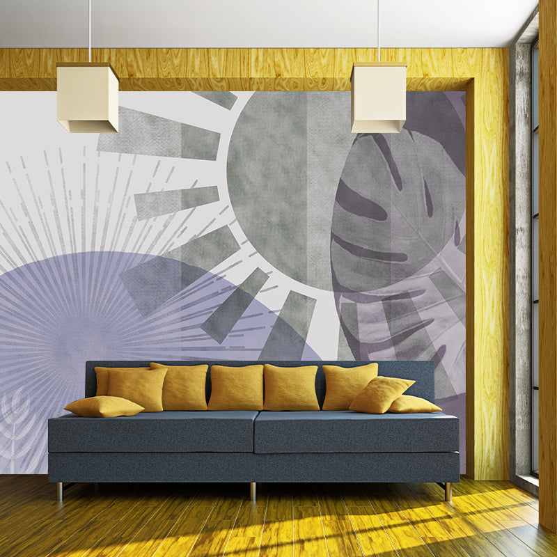 Illustration Wall Mural Wallpaper Bohemian Style Sitting Room Wall Mural