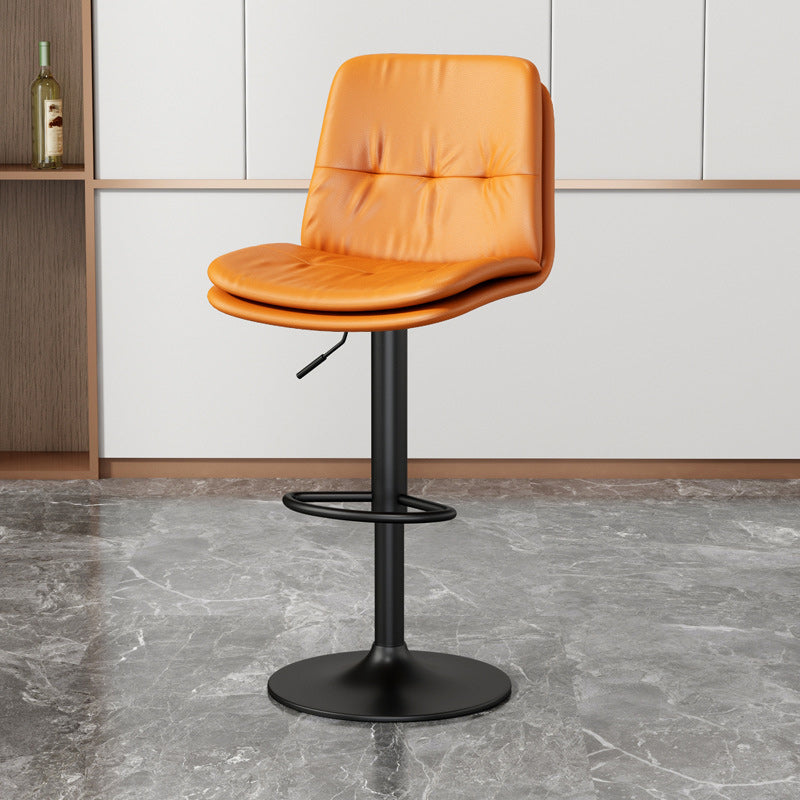 Nordic Style Bar Stool Liftable Counter Bar-stool with Metal Legs