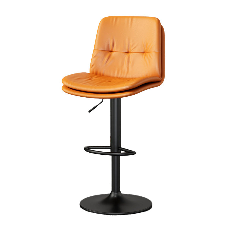 Nordic Style Bar Stool Liftable Counter Bar-stool with Metal Legs