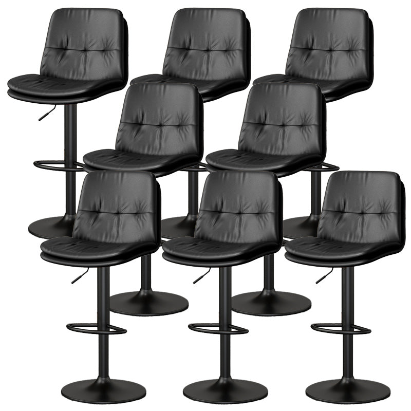 Nordic Style Bar Stool Liftable Counter Bar-stool with Metal Legs