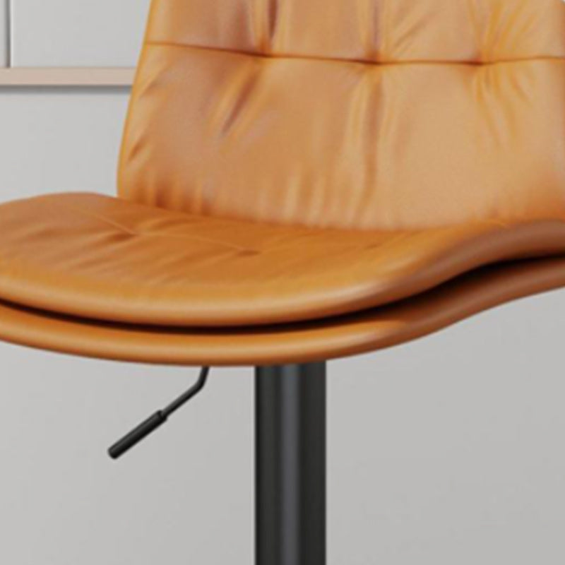 Nordic Style Bar Stool Liftable Counter Bar-stool with Metal Legs