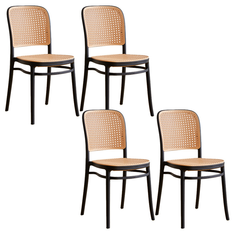 Nordic Style Bar-stool Plastic Bar Stool with Plastic Legs for Home
