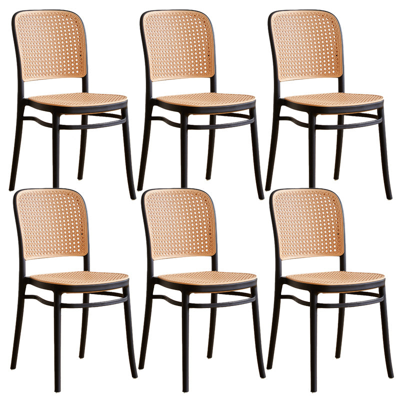 Nordic Style Bar-stool Plastic Bar Stool with Plastic Legs for Home