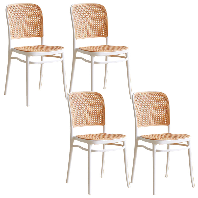 Nordic Style Bar-stool Plastic Bar Stool with Plastic Legs for Home