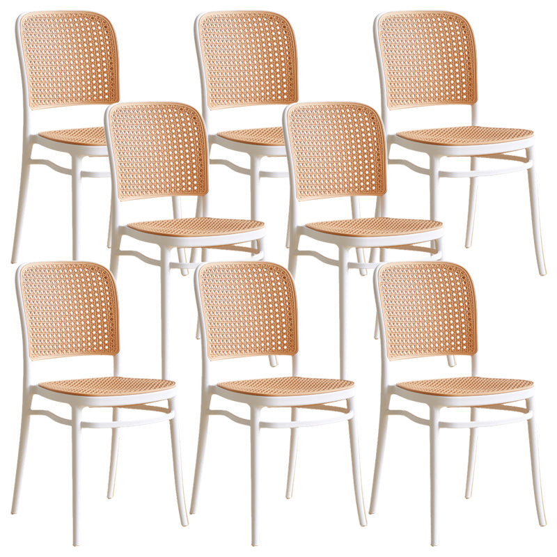 Nordic Style Bar-stool Plastic Bar Stool with Plastic Legs for Home