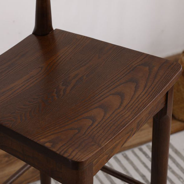 Modern Style Bar-stool Wooden Bar Stool with Wood Legs for Home