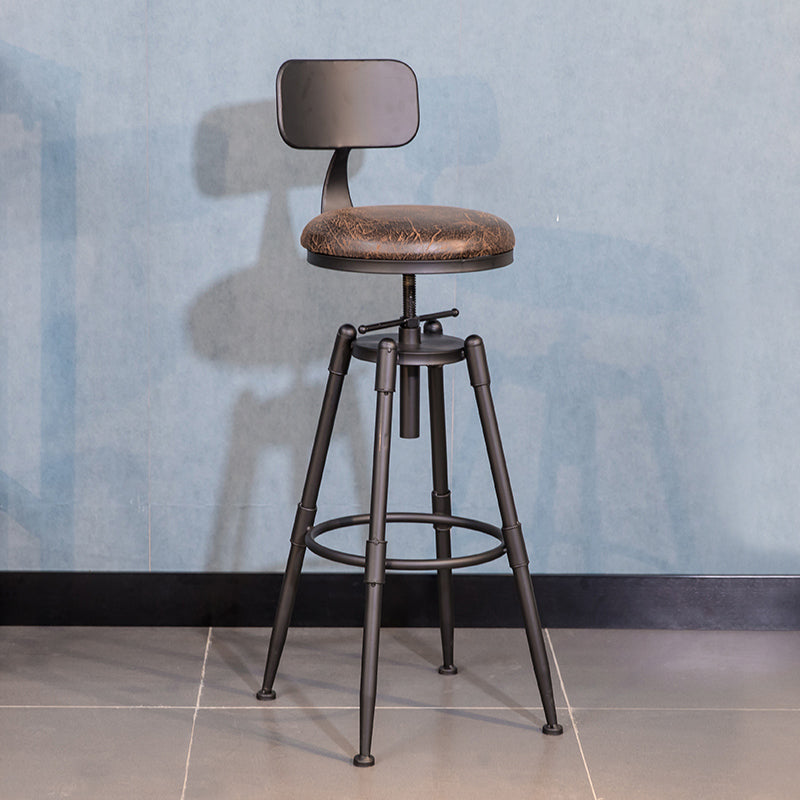 Industrial Solid Wood Bar Table Set 1/5/9 Pieces Counter Table with High Stools