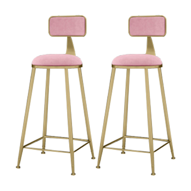 Glam White and Gold Table and Stool Set 1/2/3 Pieces Storage Counter Height Set