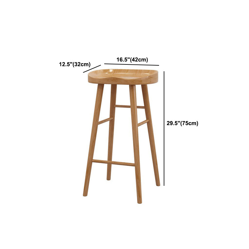 Luxury Solid Wood Bar Table Set 1/2/5/6/11 Pieces Counter Table with Backless Stools