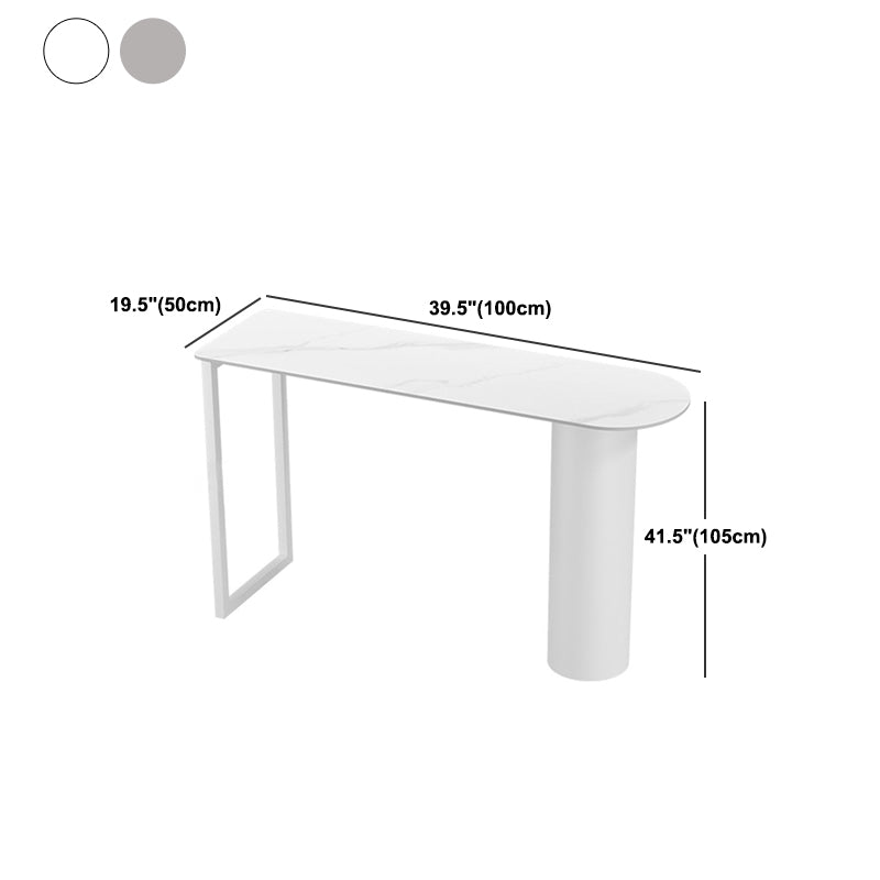 1/2/5 Pieces Modern Bar Stool and Table Set Sintered Stone Bar Table Set