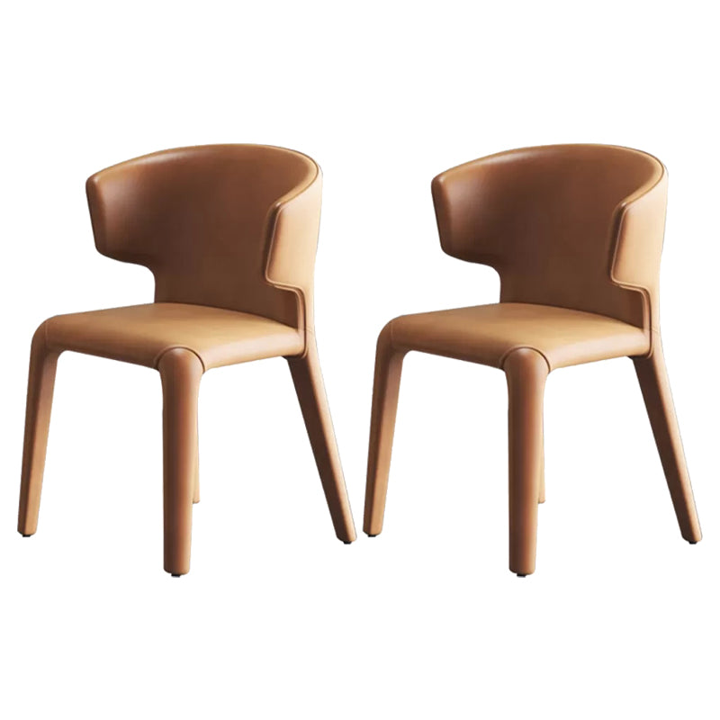 Glam Dining Set 1/2/4/7 Pieces Sintered Stone Top Table with Wingback Chairs