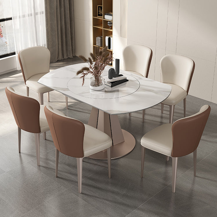 Modern Sintered Stone Dining Table Set 1/2/5/7 Pieces Dining Set for Home Use