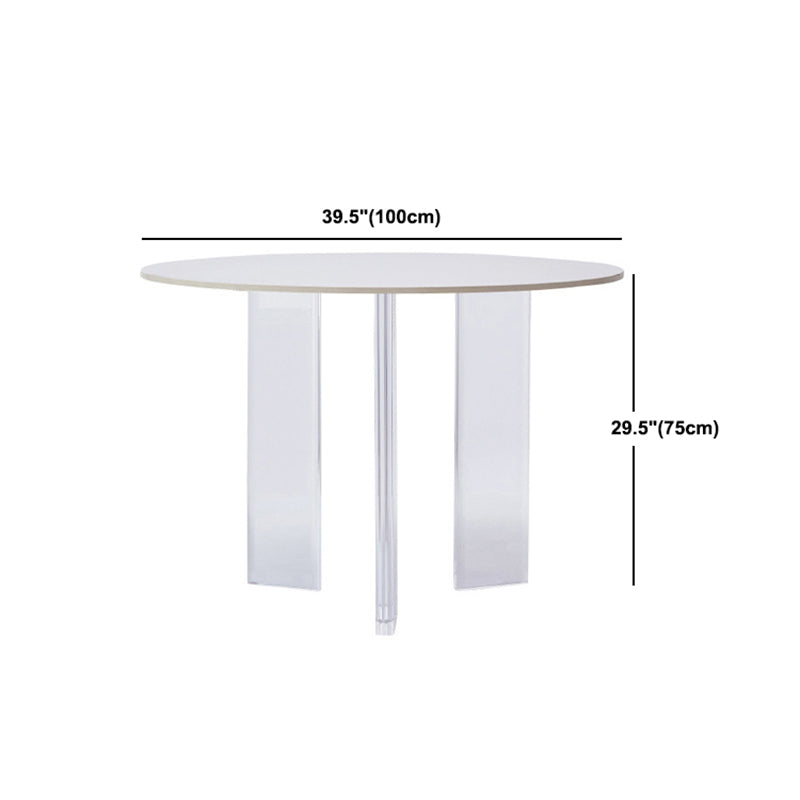 Contemporary Dining Room Set 1/2/3 Pcs Sintered Stone Top Table with Chairs
