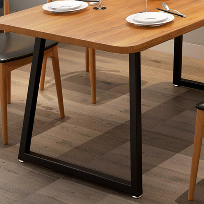 Industrial Dining Set 1/2/5 Pcs Solid Wood Dining Table and Chairs