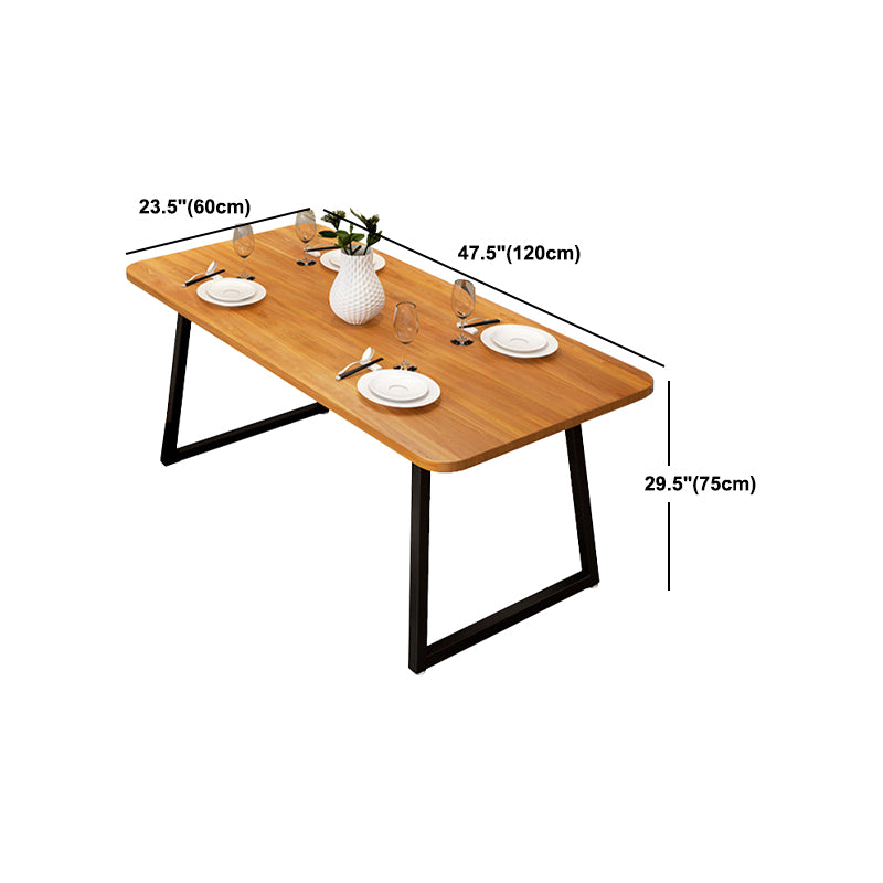 Industrial Dining Set 1/2/5 Pcs Solid Wood Dining Table and Chairs