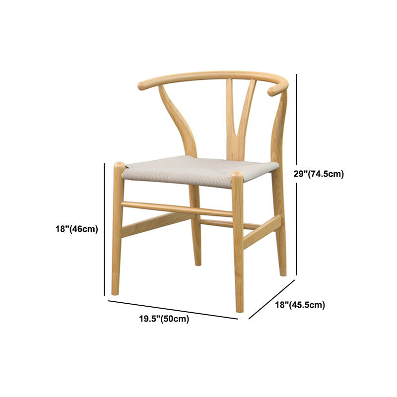 Contemporary Dining Set 1/4/5 Pcs Solid Wood Dining Table and Chairs