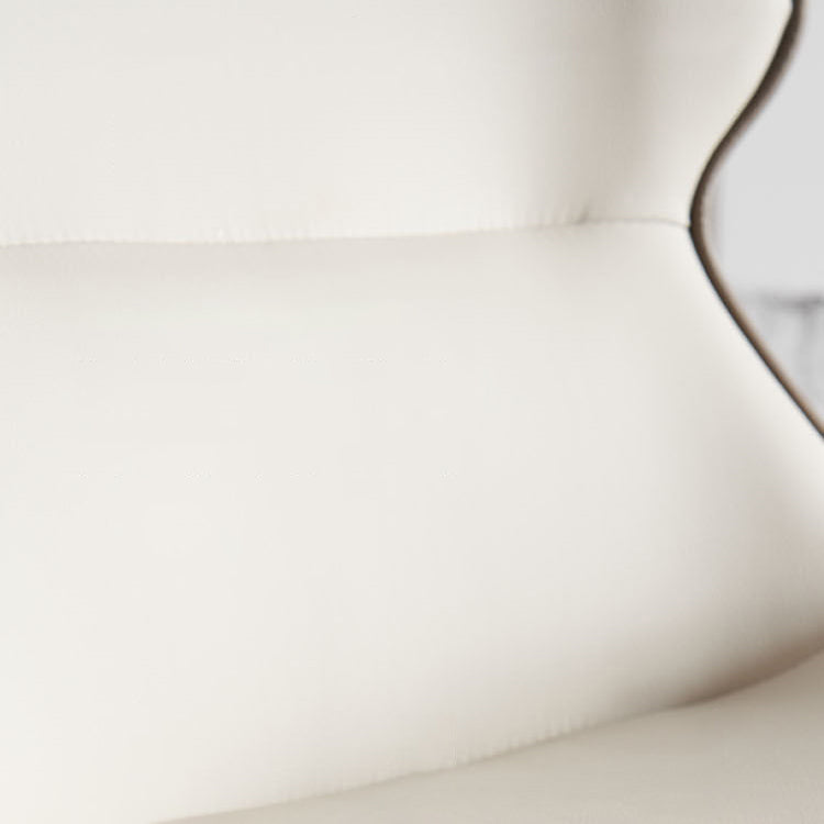 Modern Faux Leather Dining Side Chairs Wingback Side Arm Chair for Restaurant Use