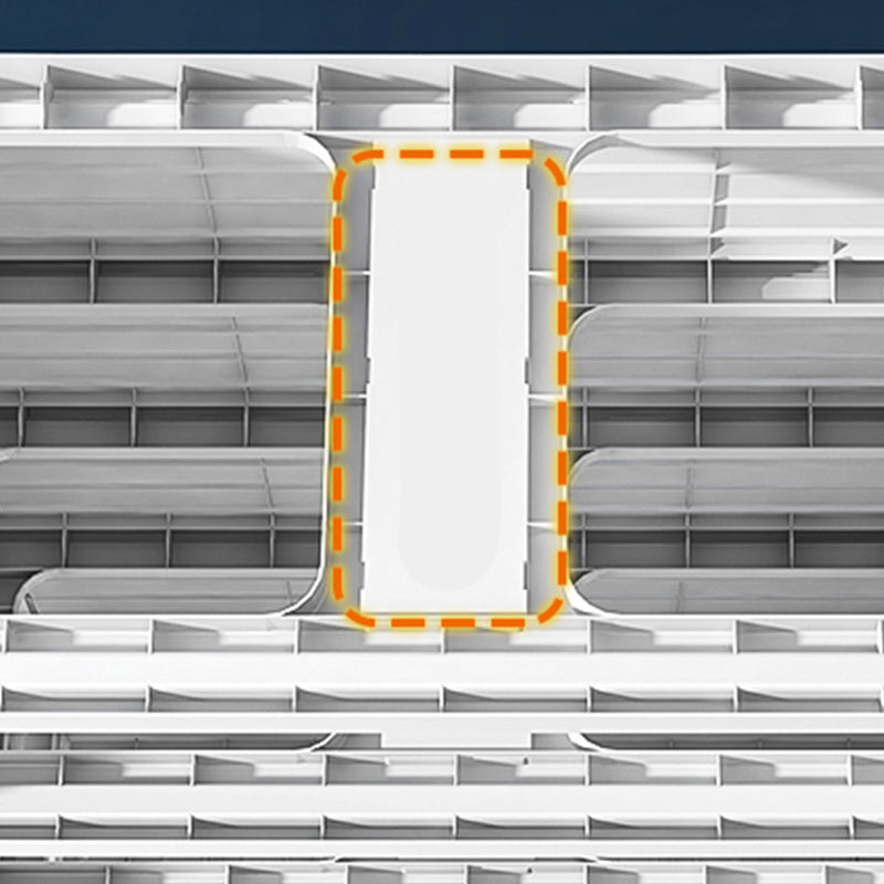 Modern Style Non-Hanging Armoire Plastic Home Storage Cabinet with Drawers