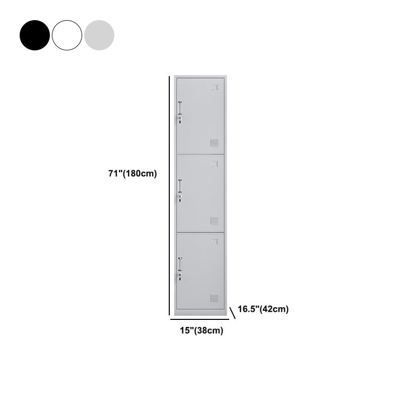 Modern Style Wardrobe Metal Wardrobe Closet with Lock,14.96" D x 16.54" W x 39.37" H