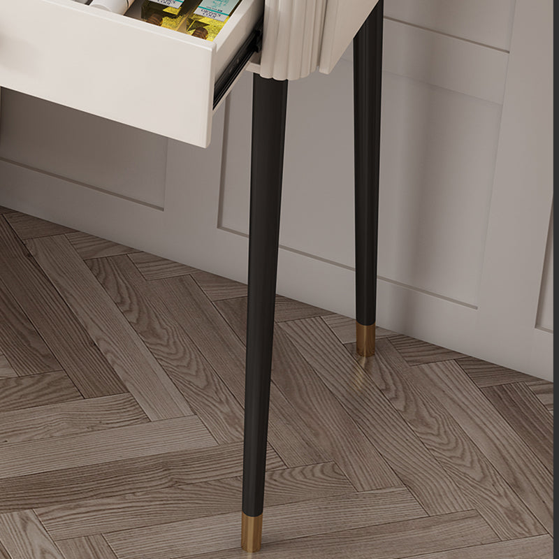 Contemporary Vanity Dressing Table Slate Top Make-up Vanity with Drawer