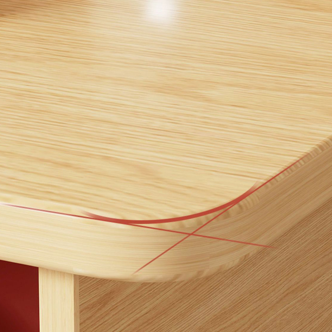 Modern Makeup Vanity Desk with Mirror and Storage Shelves 47.25" for Bedroom