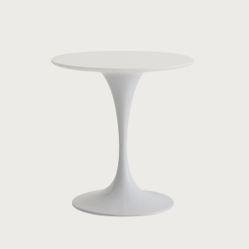 Modern Style Round Dining Table Tulip Home Table with Metal Base