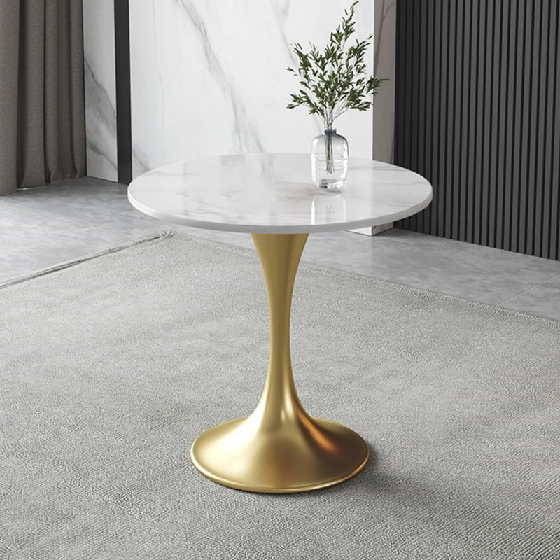 Traditional Luxury Dining Table Sintered Stone Tulip Table for Dining Room