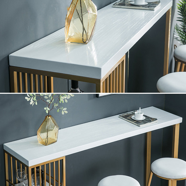 1/3/4 Pieces Glam Bar Set Home Matte Finish Iron Bar Stool and Table Set