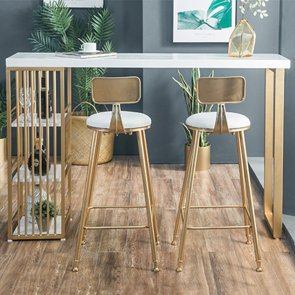 1/3/4 Pieces Glam Bar Set Home Matte Finish Iron Bar Stool and Table Set