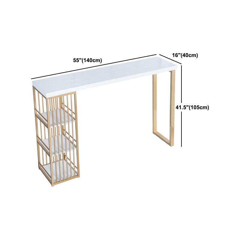 1/3/4 Pieces Glam Bar Set Home Matte Finish Iron Bar Stool and Table Set