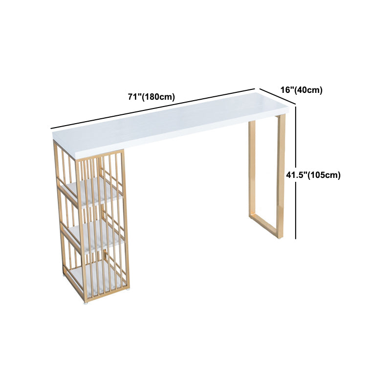 1/3/4 Pieces Glam Bar Set Home Matte Finish Iron Bar Stool and Table Set