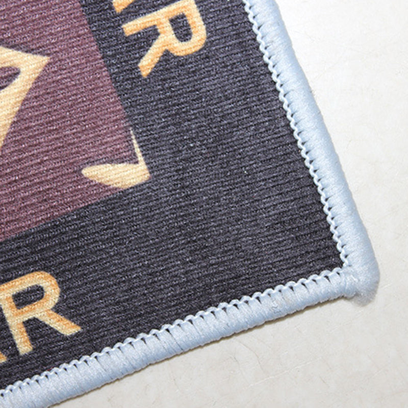 Stylish Abstract Carpet Simple Indoor Rug Polyester Stain Resistant Carpet for Home Decor