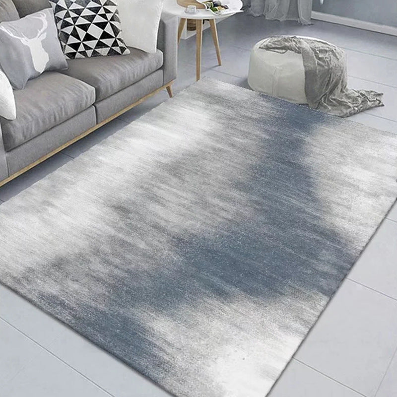 Stylish Abstract Carpet Simple Indoor Rug Polyester Stain Resistant Carpet for Home Decor
