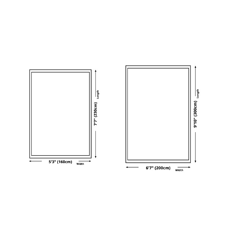 Stylish Abstract Carpet Simple Indoor Rug Polyester Stain Resistant Carpet for Home Decor