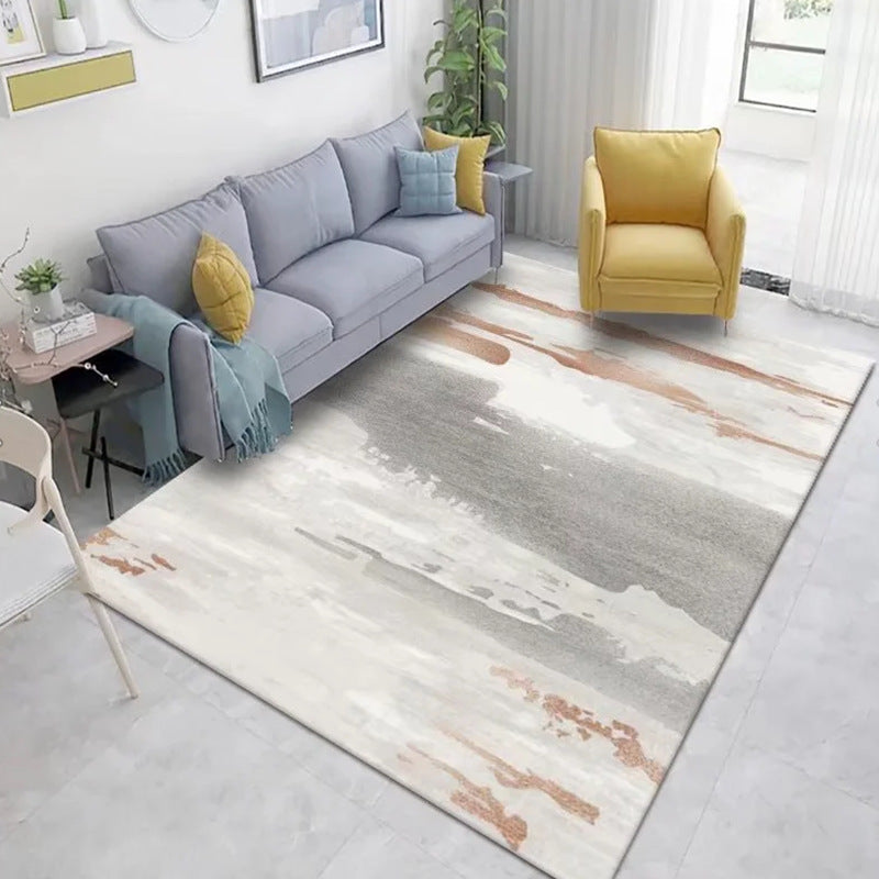 Modern Carpet Leisure Abstract Pattern Rug Stain Resistant Rug for Living Room