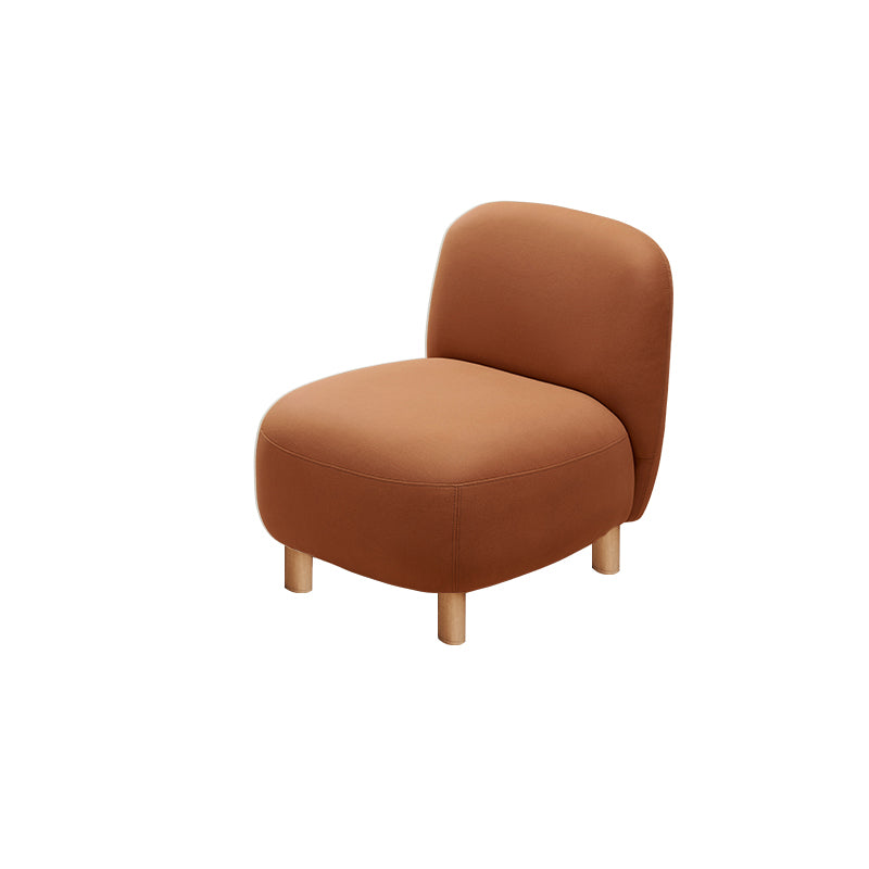 Stain Resistant Faux Leather Sofa Contemporary Standard Sofa for Living Room