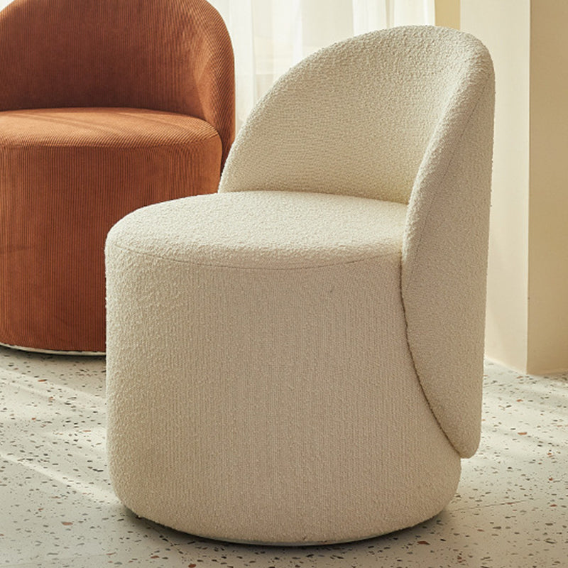 Armless Chair 21.6" L X20.0"W X29.9"H Swivel Chair for Living Room