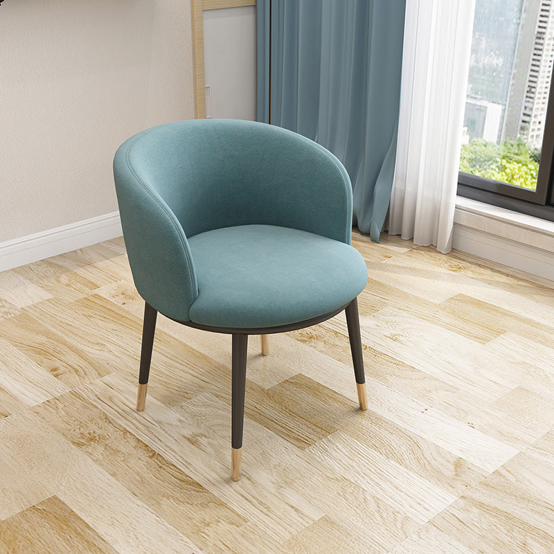 Recessed Arms Barrel Chair Tight Back Accent Chair, 16.54" W √ó 21.65" L √ó 30.71" H