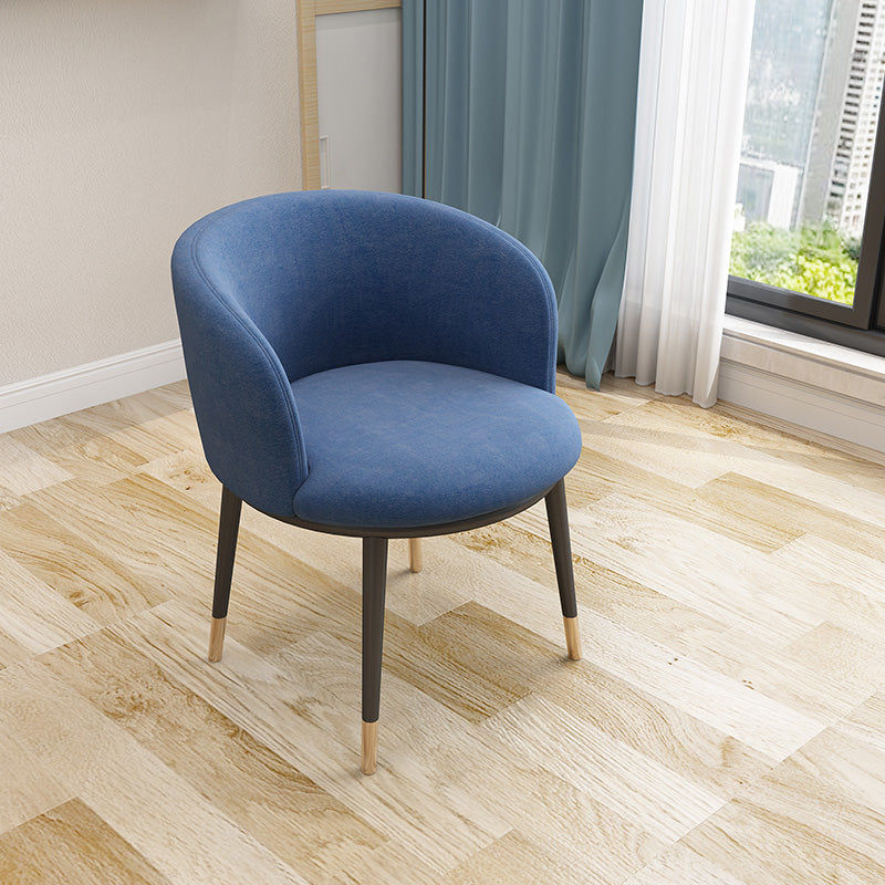 Recessed Arms Barrel Chair Tight Back Accent Chair, 16.54" W √ó 21.65" L √ó 30.71" H