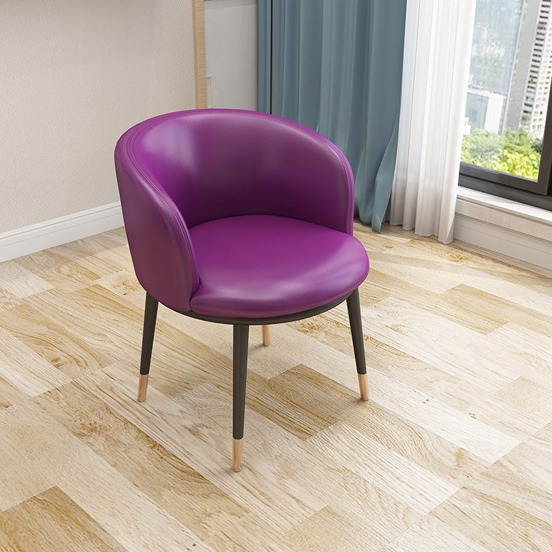 Recessed Arms Barrel Chair Tight Back Accent Chair, 16.54" W √ó 21.65" L √ó 30.71" H