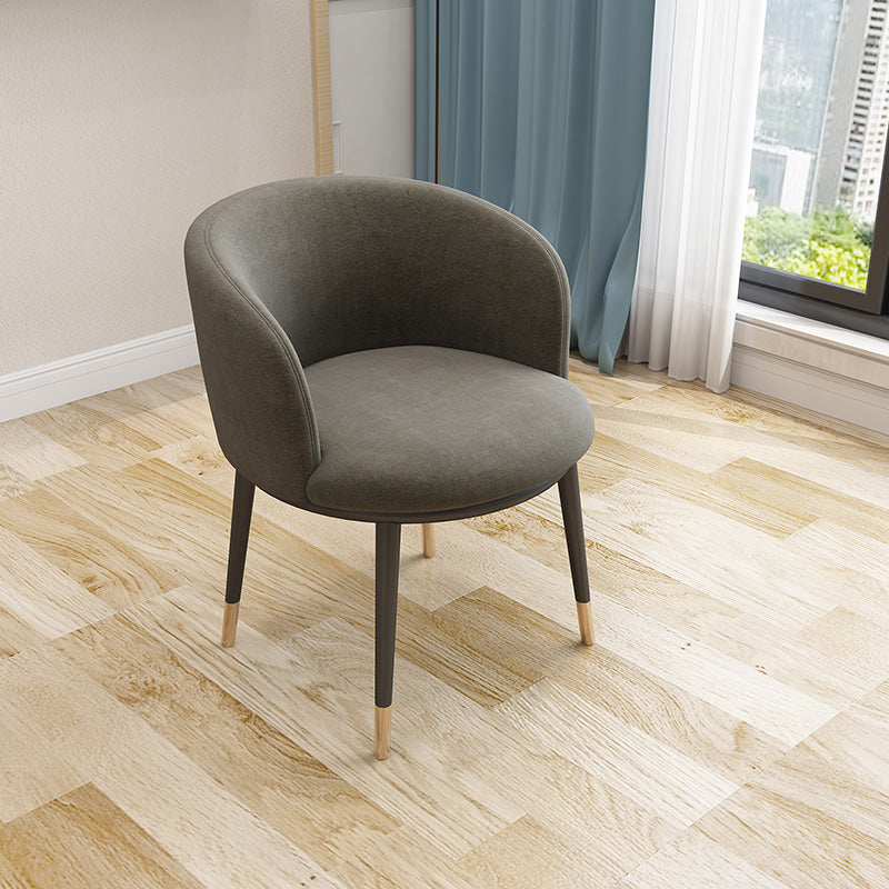 Recessed Arms Barrel Chair Tight Back Accent Chair, 16.54" W √ó 21.65" L √ó 30.71" H