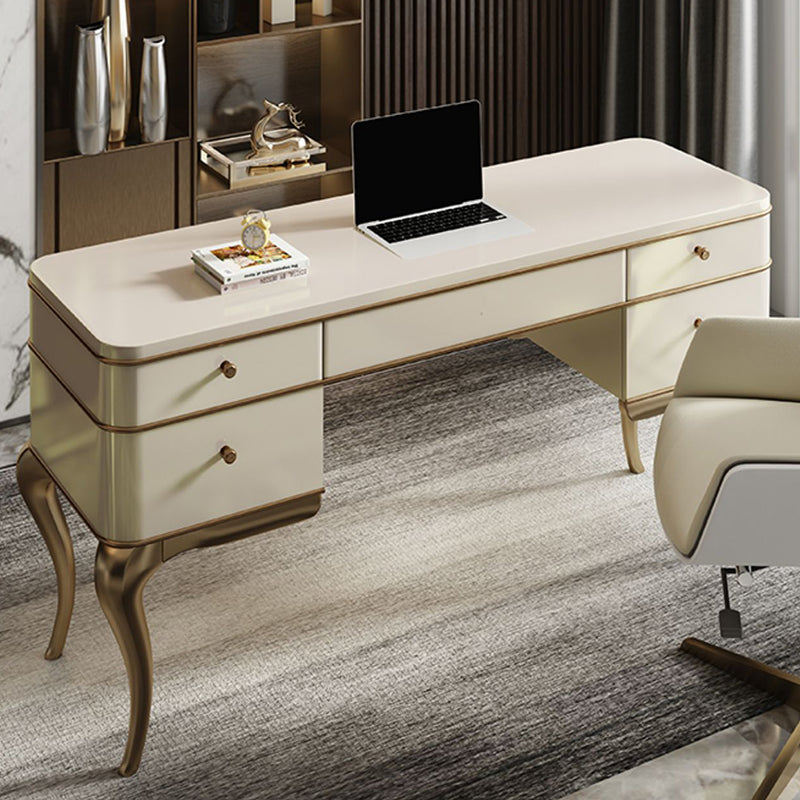 4 Storage Drawers Mirrored Vanity Victorian Wooden Make-up Vanity