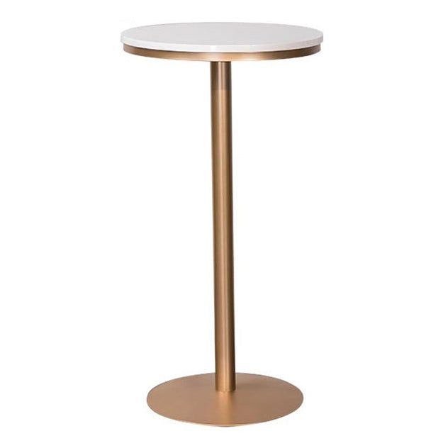 Stone Bar Dining Table Glam Style Bar Table for Milk Tea Shop Cafe