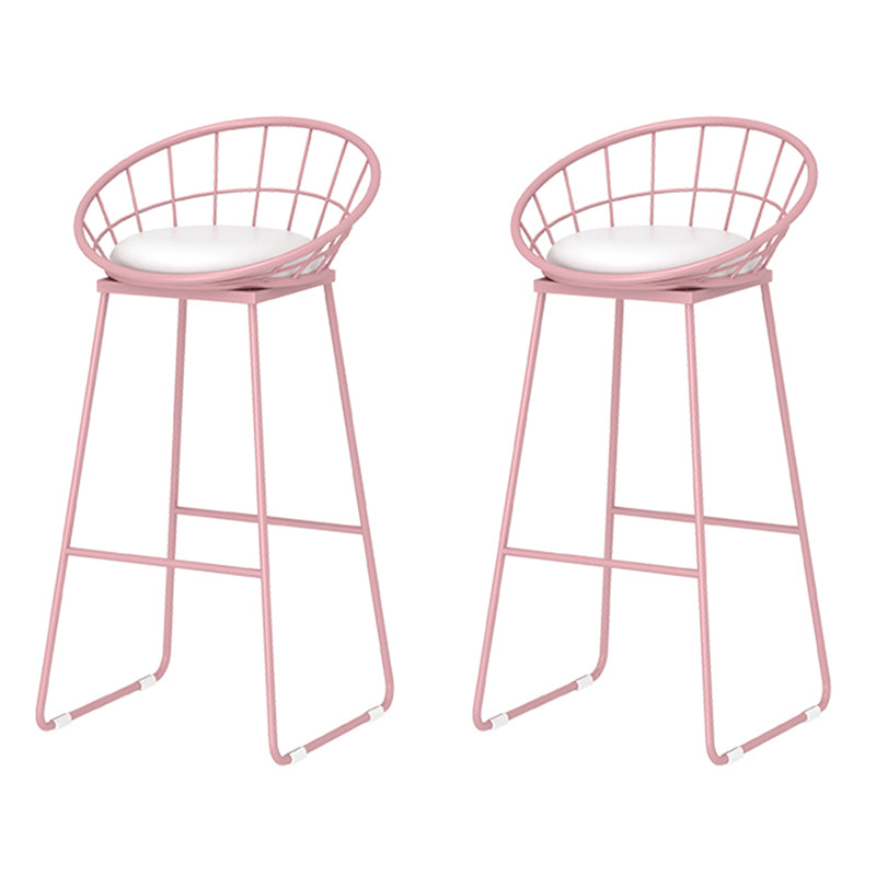 1/2/3/4/5 Pieces Modern Bar Set Matte Finish Iron Bar Stool and Table Set
