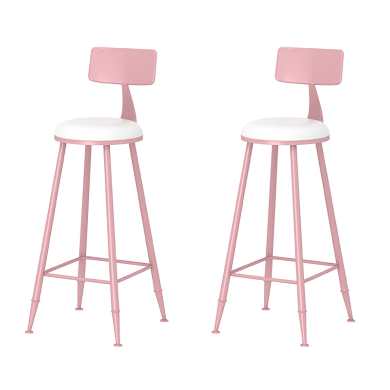 1/2/3/4/5 Pieces Modern Bar Set Matte Finish Iron Bar Stool and Table Set