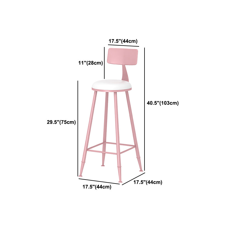 1/2/3/4/5 Pieces Modern Bar Set Matte Finish Iron Bar Stool and Table Set