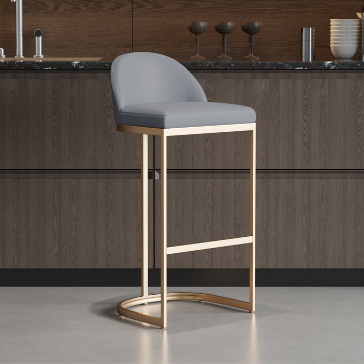 Glam Rectangle Stone Bar Table Set 1/5 Pieces Counter Table with High Stools