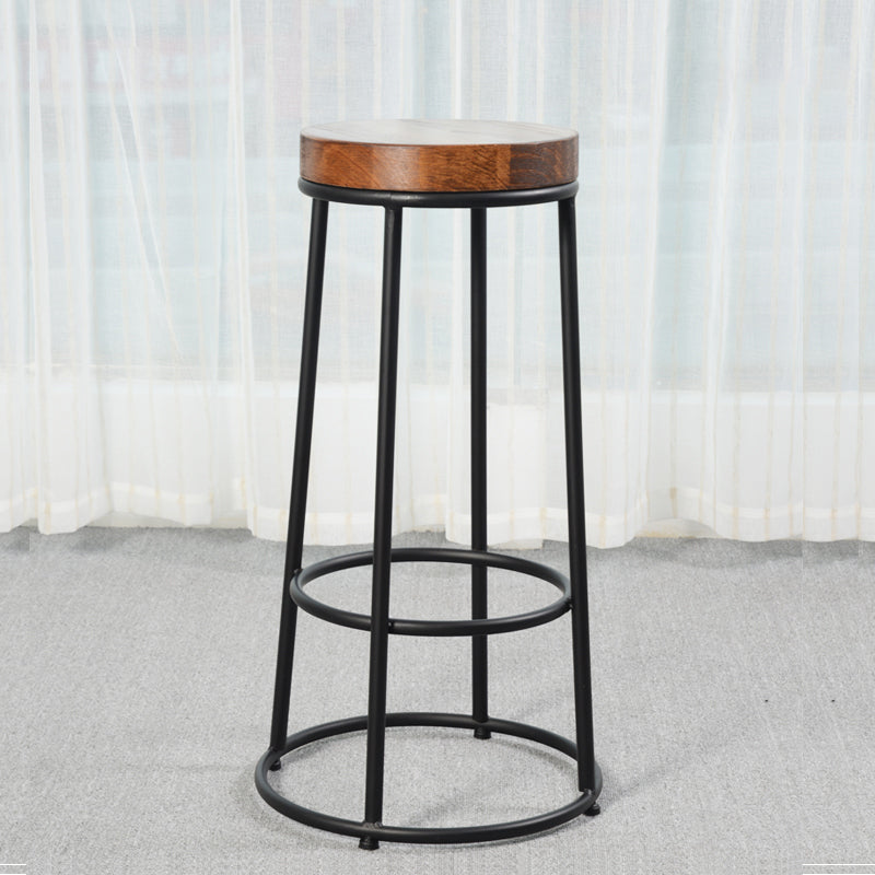 Modern Rectangle Pine Wood Bar Table Set 1/5/6 Pieces Counter Table with High Stools