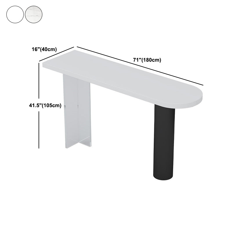Modern 1/2/3 Pieces Bar Table Set Stone Counter Table with High Stools for Kitchen