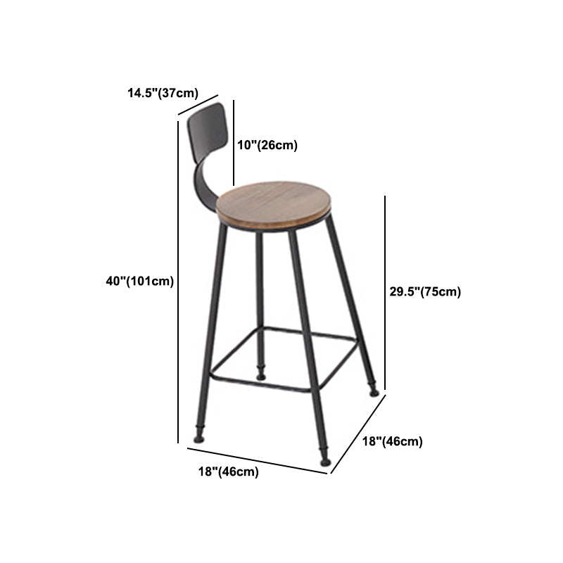 Modern Solid Wood Table and Stool Set 1/3/4/5 Pieces Black Base Pub Set for Shop
